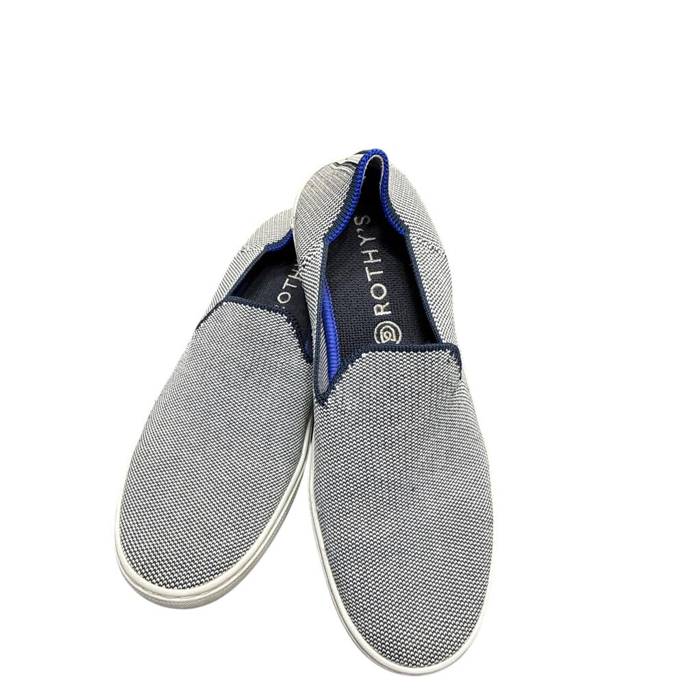 Rothy's The Original Slip On Sneaker in the Anchor knit fabric Size 7.5